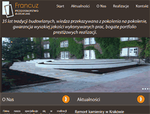 Tablet Screenshot of francuz.com